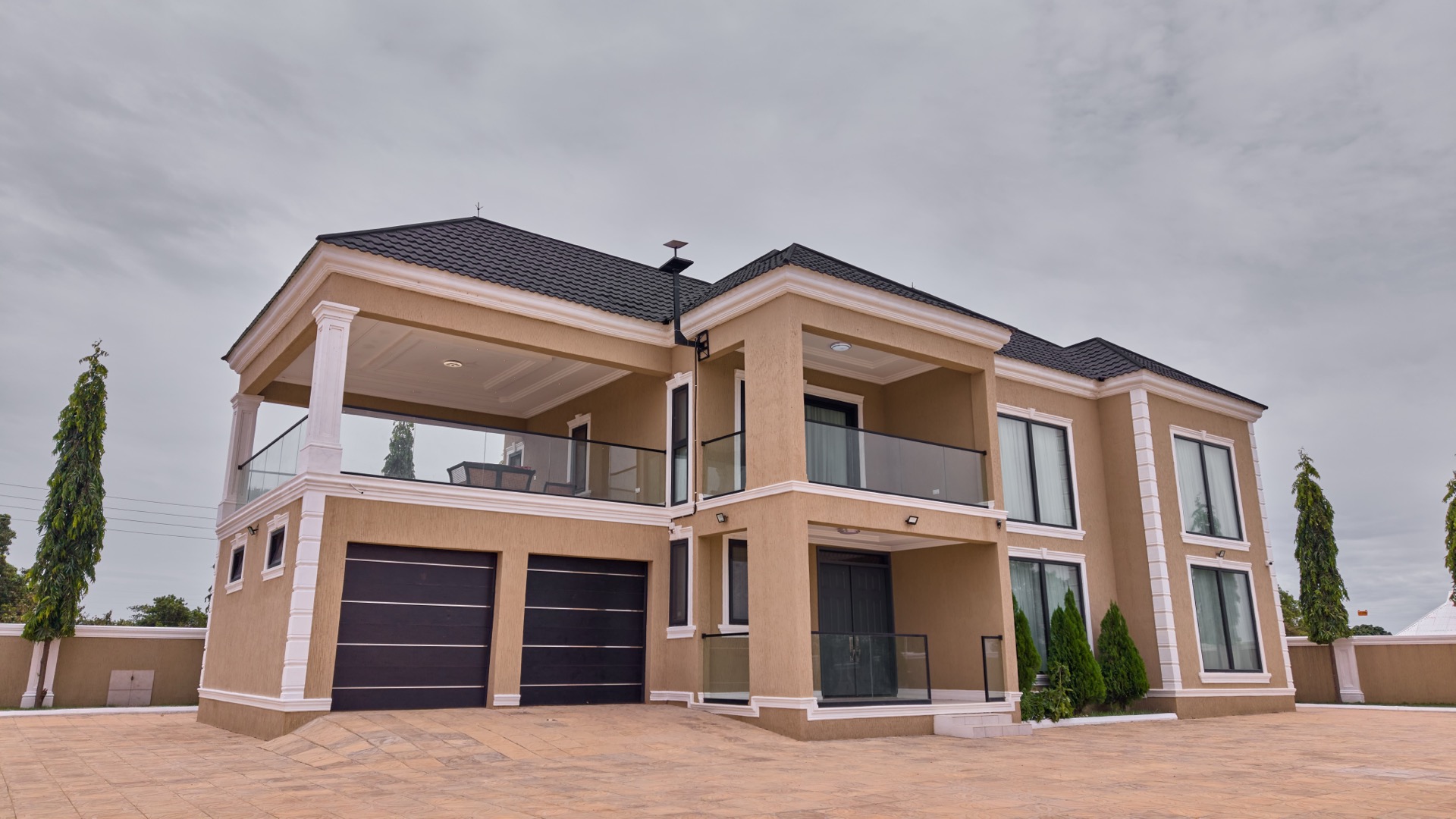 Jirapa Executive Residence — aerial residence view